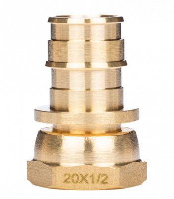 1135768 USYSTEMS штуцер с накидной гайкой латунный для труб PE-Xa 25-G1"НГ, тип 1 '40И
